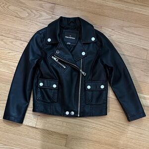 Urban Republic Kids Black Faux Leather Jacket